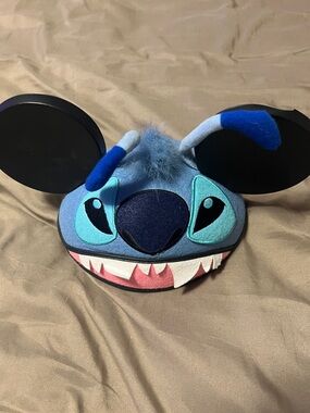 Disney Parks Stitch Disney Ear Headband Hat - Blue Character Design